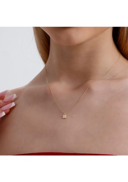 0,11 Karat Pırlanta Minimal Kolye - PR01557 modelleri