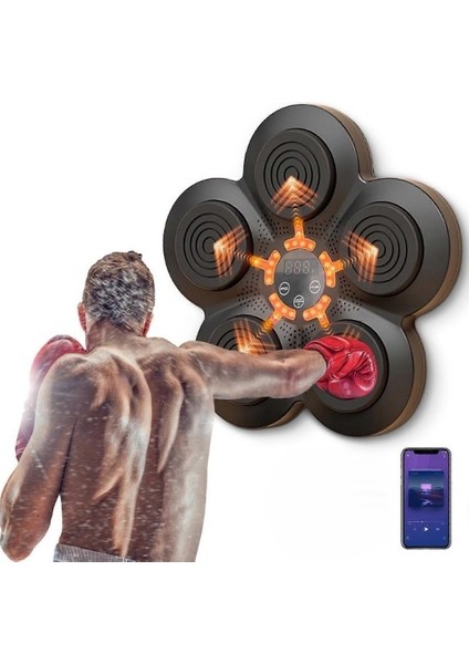 Müzikli Boks Makinası.akıllı Boks Egzersiz Aleti - Bluetoothlu Boks Makinesi - Müzikli Boks Eğitim Tahtası modelleri
