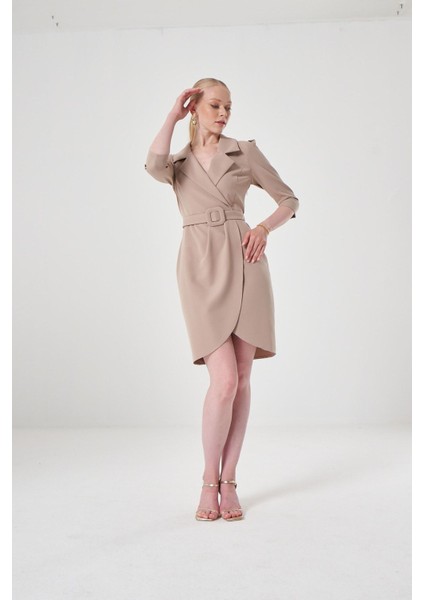 Vizon Erkek Yaka Anvelop Kollu Elbise 1716 fırsatları