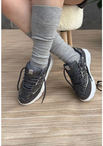 Aleid Gri Cilt Bağcıklı Spor Ayakkabı fiyatları