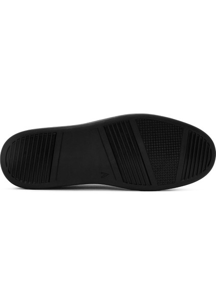 Erkek Siyah Bağcıklı Deri Casual Sneaker 25WFD6300FT fırsatları