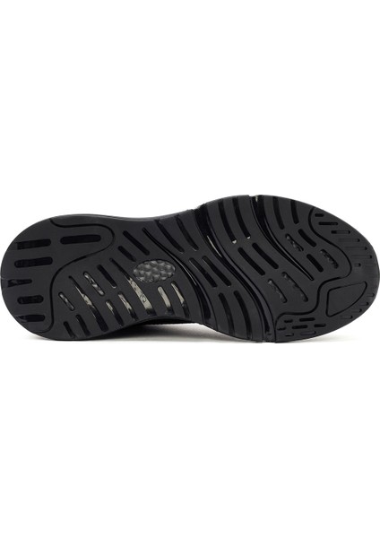 Zero Erkek Siyah Kalın Tabanlı Bağcıklı Kumaş Sneaker 25WFD69106F fırsatları