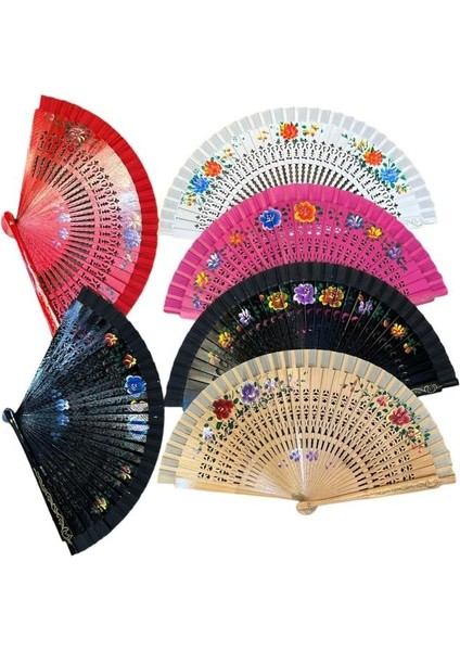 Bambu Yelpaze Karışık Renk 12 Adet fiyatları