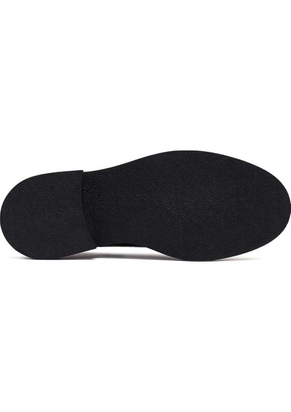 Kadın Siyah Bağcıklı Rugan Deri Maskülen Ayakkabı 25AFD512416 fırsatları