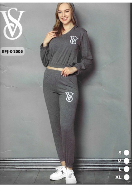 Kadın Homewear Vs Desenli Pijama Takımı Yeni Sezon