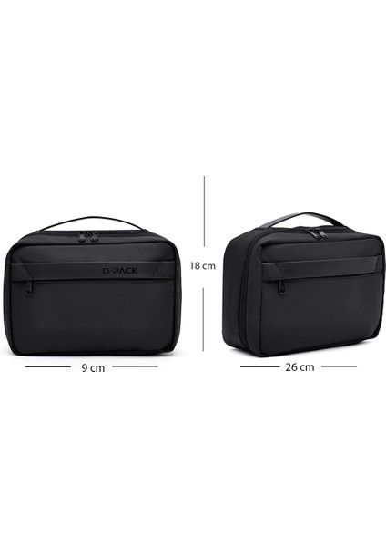 D-Pack Erkek Siyah Kumaş El Çantası 25SBD30346F fiyatları