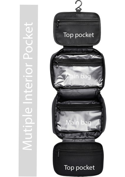 D-Pack Erkek Siyah Kumaş El Çantası 25SBD30346F