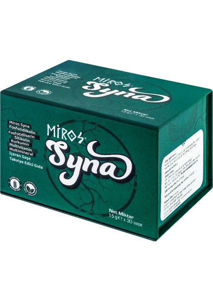 Syna ⭐ Maziden Atiye Giden Köprü – Fosfolipid, Ginkgo, Koenzim Q10 ve Vitamin Kompleksi – 30 Saşe fiyatları