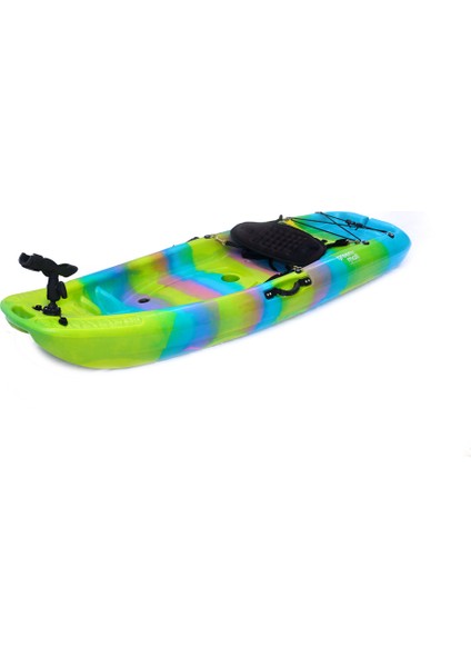 Goodboy Balıkçı Kanosu Çocuk Tek Kişilik Kano Mavi Yeşil Pembe