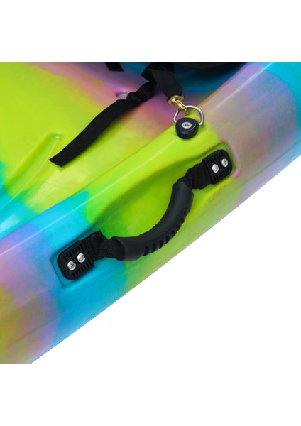 Goodboy Balıkçı Kanosu Çocuk Tek Kişilik Kano Mavi Yeşil Pembe