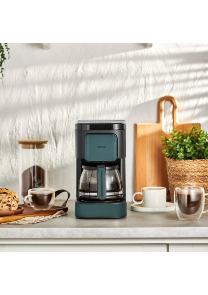Just Coffee Aroma 2 In 1 Filtre Kahve ve Çay Demleme Makinesi Pine Green
