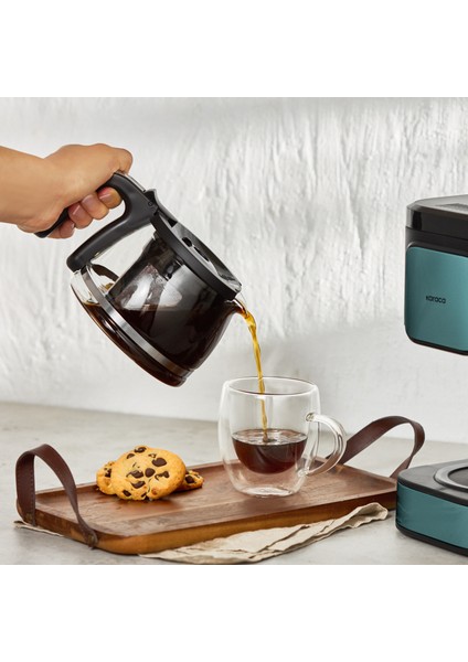 Just Coffee Aroma 2 In 1 Filtre Kahve ve Çay Demleme Makinesi Pine Green modelleri