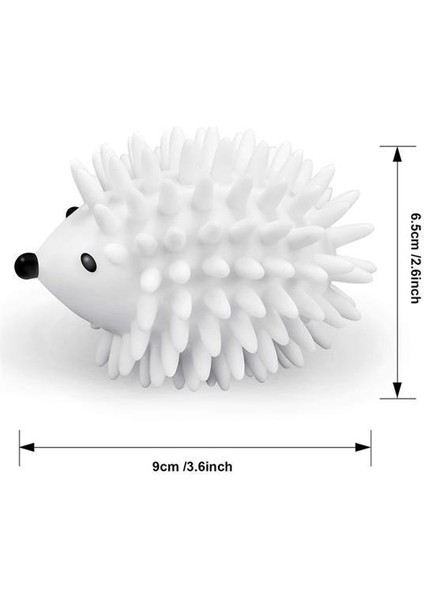 2'li Kirpi Model Tüy Toplayıcı Buruşukluk Önleyici Çamaşır Kurutma Topu