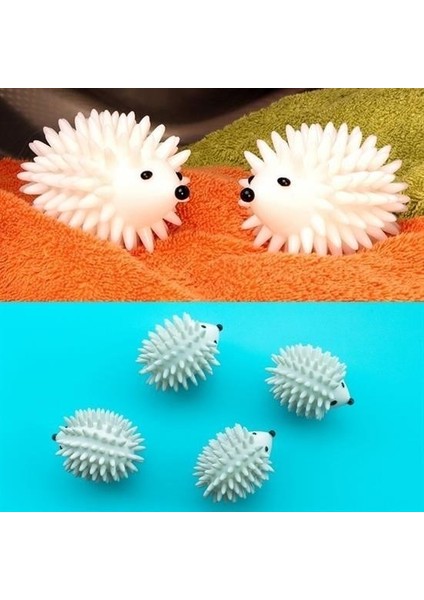 2'li Kirpi Model Tüy Toplayıcı Buruşukluk Önleyici Çamaşır Kurutma Topu