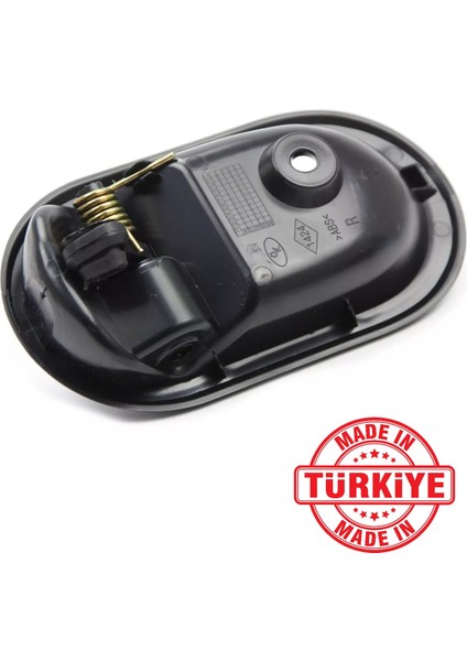 Renault Clio 3 Hb 2006-2011 Uyumlu Iç Kapı Açma Kolu Krom Sağ ve Sol 2 Adet Takım
