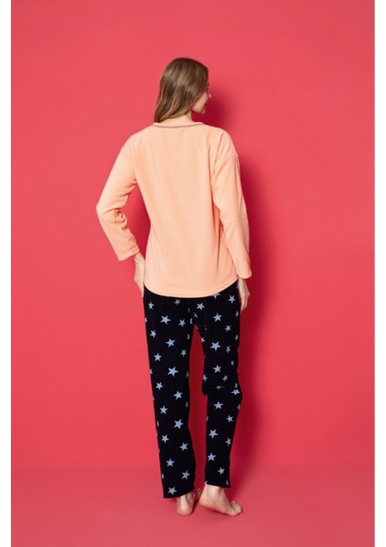 Kadın Homewear Peluş Polar Yeni Sezon Pijama Takımı modelleri