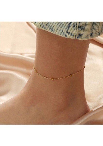 Şıklığı Yansıtan Top Zincirli Halhal