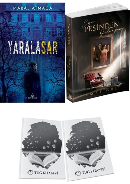 Eğer Peşinden Gelirsem 1 ve Ephesus Yayınları Yaralasar 1 Maral Atmaca 2li Set + Hediyeli