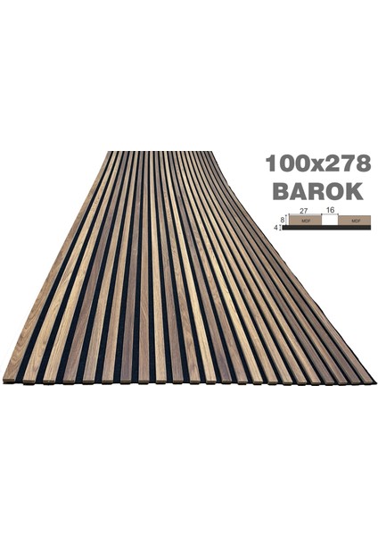 Akustik Lambiri Panel Mdf