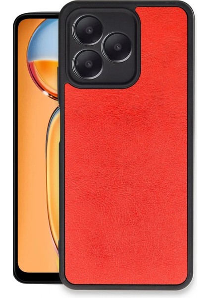 Realme Note 50 4g Kılıf Aras Deri Kapak - Kırmızı fiyatları