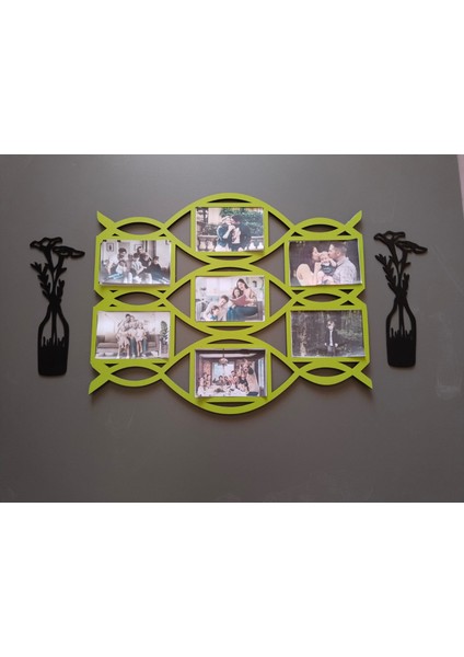 Anneye En Güzel Hediye Modern Çoklu Çerçeve 7 Fotoğraflık Kişiye Özel Renk 3 Lü Set modelleri