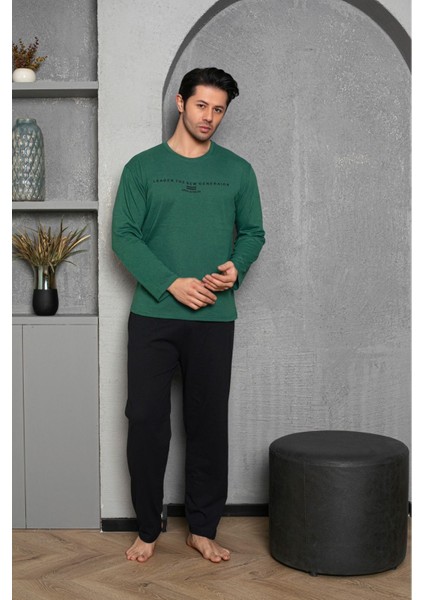 Erkek Füme Melanj Uzun Kollu Süprem Kumaş Dokuma Pijama Takımı fiyatları