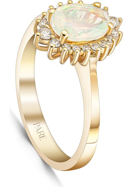 1,04 Karat Pırlantalı Opal Yüzük - PR01151 fiyatları
