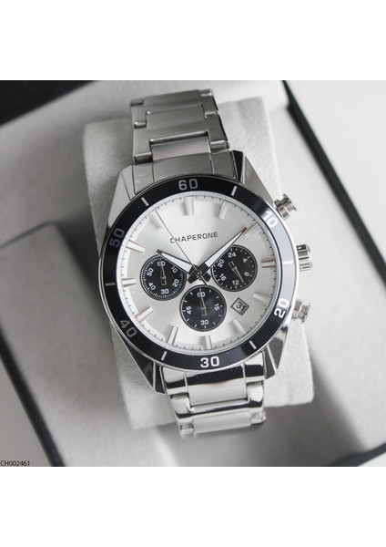 CH002461 Çelik Kordonlu Erkek Kol Saati