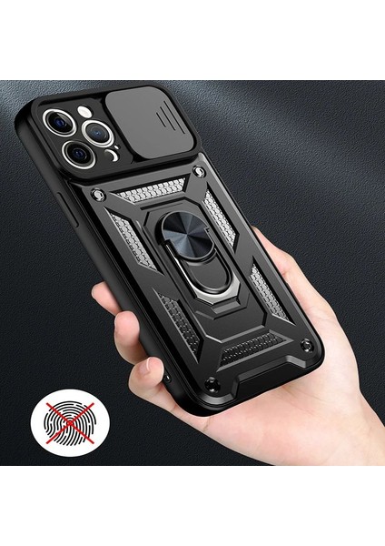 Iphone 15 Pro Max Uyumlu Kamera Koruma Sürgülü Yüzüklü Tank Kılıf indirimleri