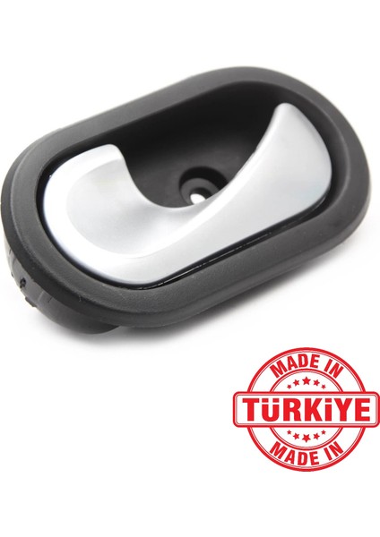 Renault Megane 2 Iı Hb & Sd 2003-2009 Uyumlu Iç Kapı Açma Kolu Krom Sağ ve Sol 2 Adet Takım