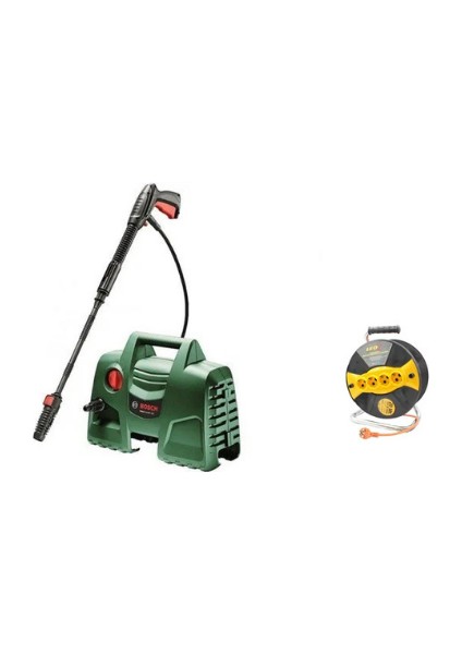 Easyaquatak 100 Basınçlı Yıkama Makinesi - 06008A7E00+LEO 3x1,5 20 mt Makaralı Seyyar