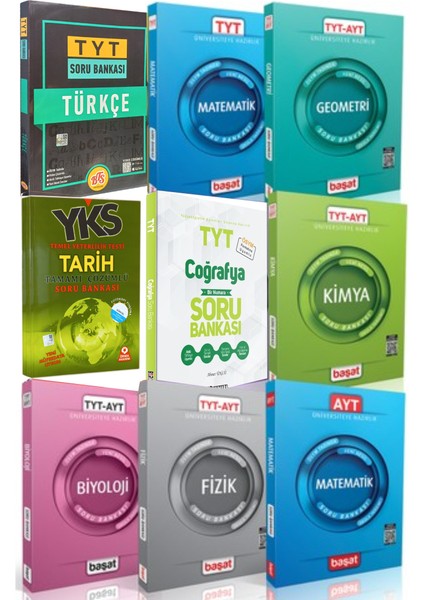 TYT - AYT Sayısal Fulleten Soru Bankası Seti 9 Kitap