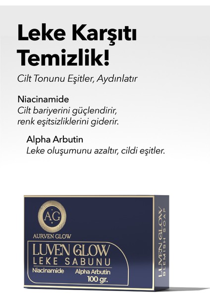 Luven Glow Cilt Tonunu Eşitleyen Leke Karşıtı ve Canlandırıcı Sabun modelleri