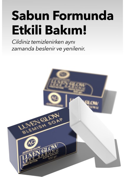 Luven Glow Cilt Tonunu Eşitleyen Leke Karşıtı ve Canlandırıcı Sabun fırsatları