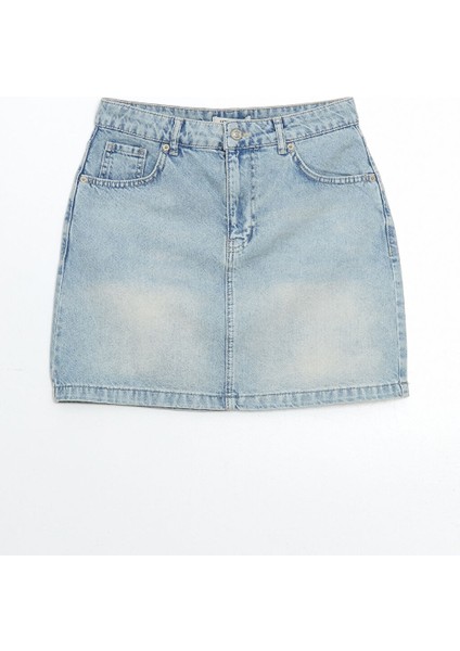 Yeni Sezon Standart Fit Kadin Jean Etek - S59921Z8 indirimleri