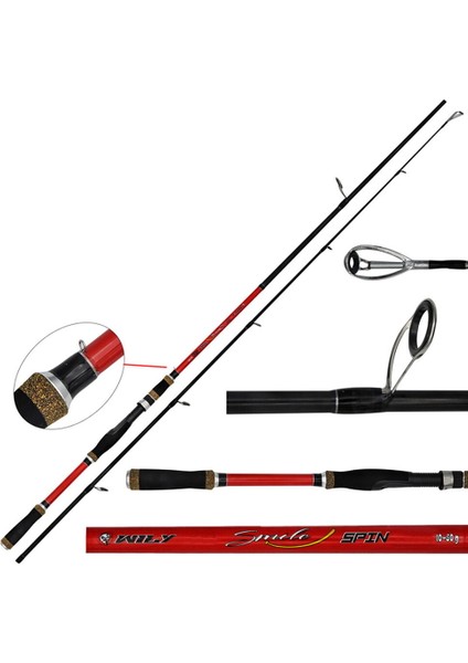 Smile 240 cm Spin Kamış 10 - 50 gr