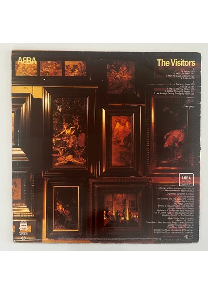 Abba – The Visitors Dönem Ingiltere Baskı Plak 1981 fiyatları