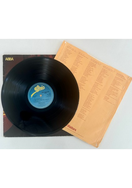 Abba – The Visitors Dönem Ingiltere Baskı Plak 1981 modelleri