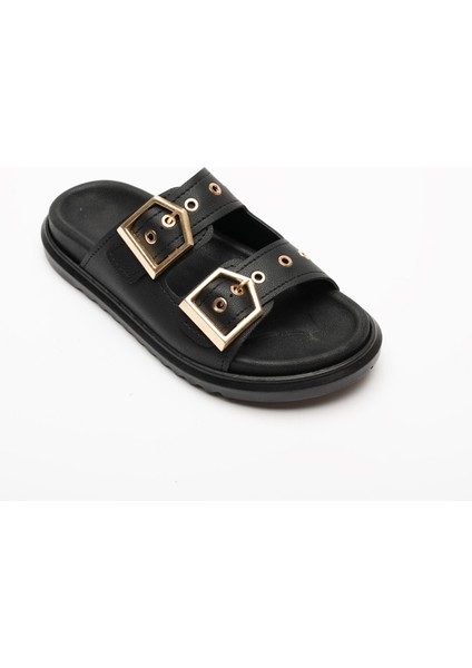 Loretta Gold Toka Detaylı Terlik