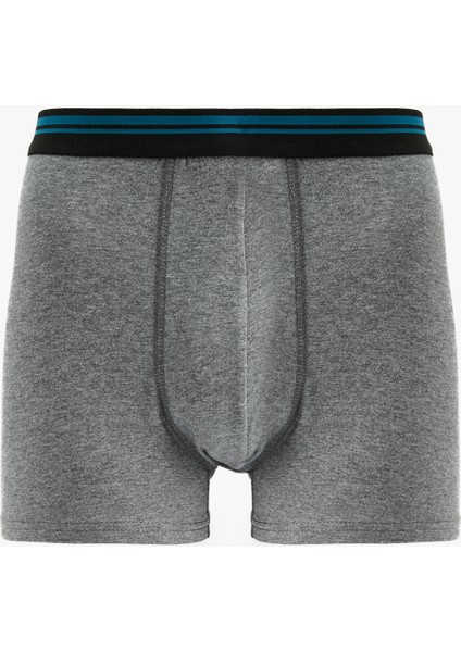 Lastik Detaylı Pamuklu 3'lü Boxer Seti fırsatları