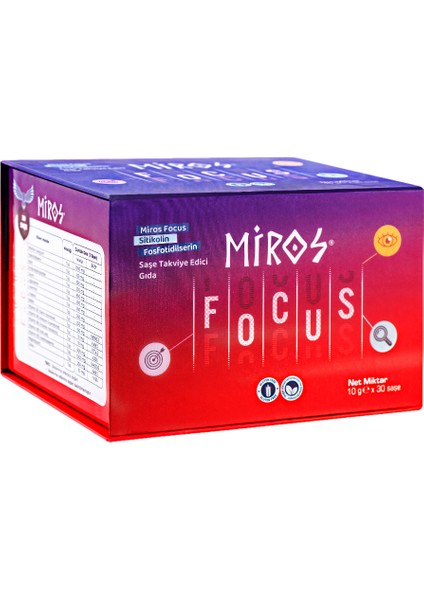 🧠focus | Günlük Zihinsel Performansınızı Destekleyen Akıllı Takviye – 30 Saşe modelleri