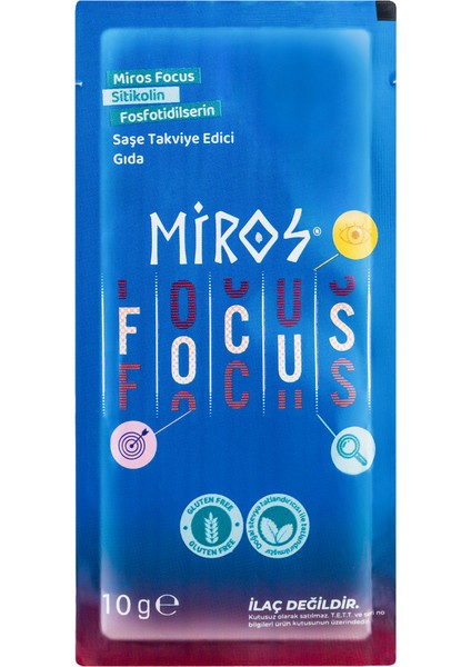 🧠focus | Günlük Zihinsel Performansınızı Destekleyen Akıllı Takviye – 30 Saşe fırsatları