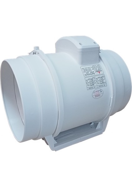 Bahçıvan Apkf 315 P Sessiz Plastik Yuvarlak 31 cm 2400 M³/h Kanal Fanı