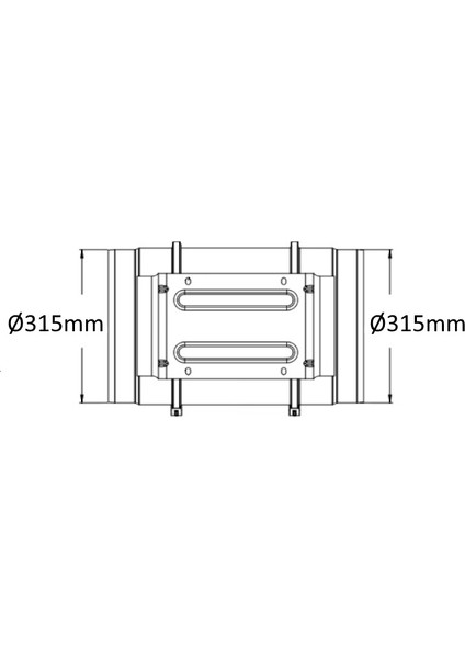 Bahçıvan Apkf 315 P Sessiz Plastik Yuvarlak 31 cm 2400 M³/h Kanal Fanı fiyatları