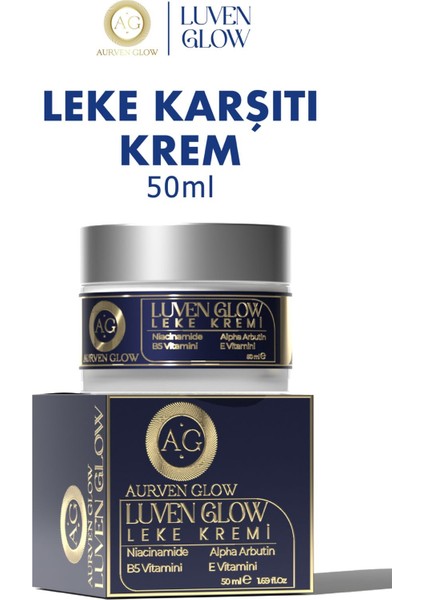 Luven Glow Leke Karşıtı Krem – Cilde Işıltı Veren, Ton Eşitleyici, Nemlendirici | Niacinamide