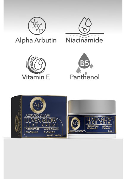Luven Glow Leke Karşıtı Krem – Cilde Işıltı Veren, Ton Eşitleyici, Nemlendirici | Niacinamide modelleri
