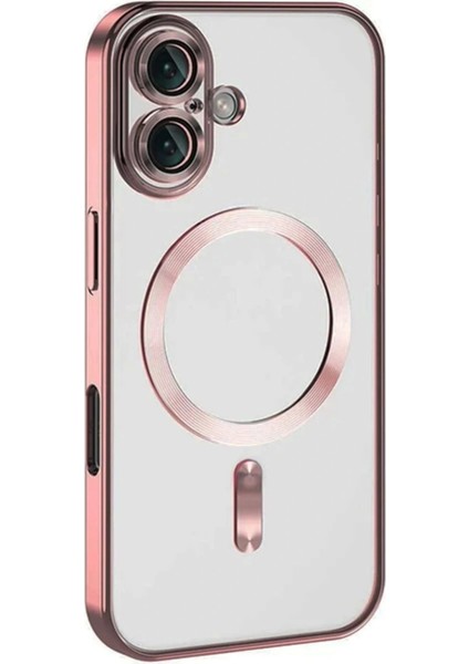 iPhone 16 Plus Kılıf Kross Magneticsafe Kapak - Pembe