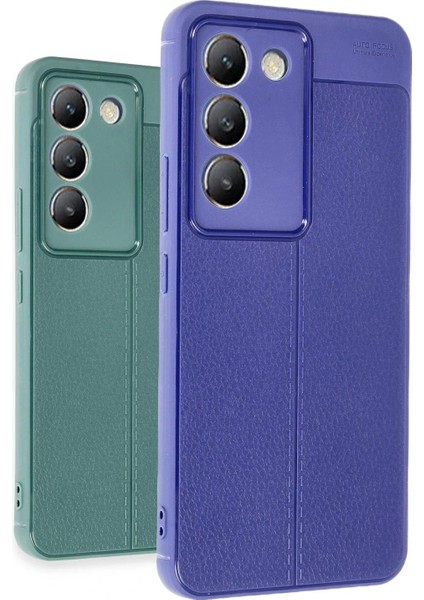 Vivo V30 Lite 4g Kılıf Auto Focus Kapak - Lila modelleri