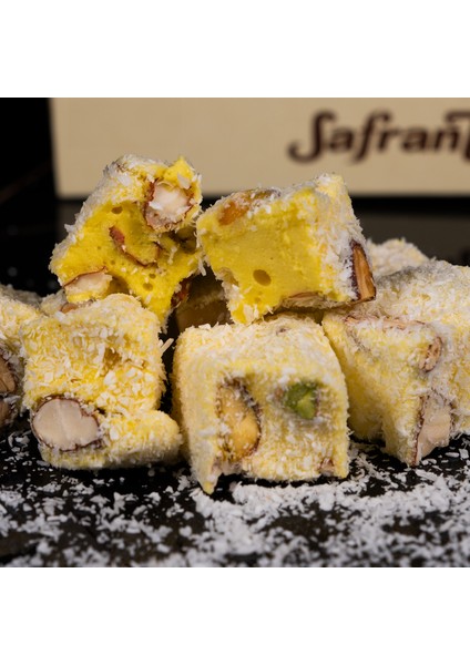 Safranlı Meşhur Safranbolu Lokumu (Net 818 Gr, Brüt 1 Kg) Glikozsuz, Doğal Lokum
