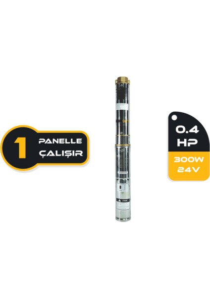 0.4hp / 300WATT / 4 Kademe / 24 Volt Dc Solar Dalgıç Pompa fiyatları